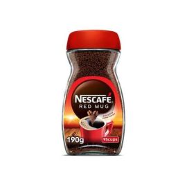 NESCAFE - RED MUG SOLUBLE COFFEE (6X190G) X1