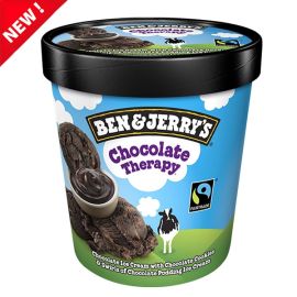 BEN & JERRYS - IC CHOCOLATE THERAPY (8X473ML)