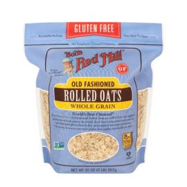 BOB'S RED MILL - GLUTEN FREE OLD FASHIONED ROLLED OATS (4X907G)