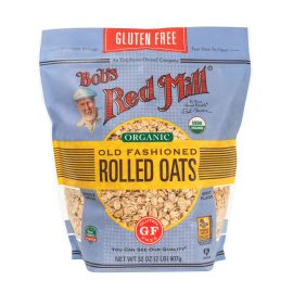 BOB'S RED MILL - GLUTEN FREE ORGANIC OLD FASHIONED ROLLED OATS (4X907G)