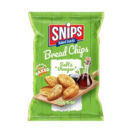 SNIPS - BREAD CHIPS SALT & VINEGAR (24X85G)